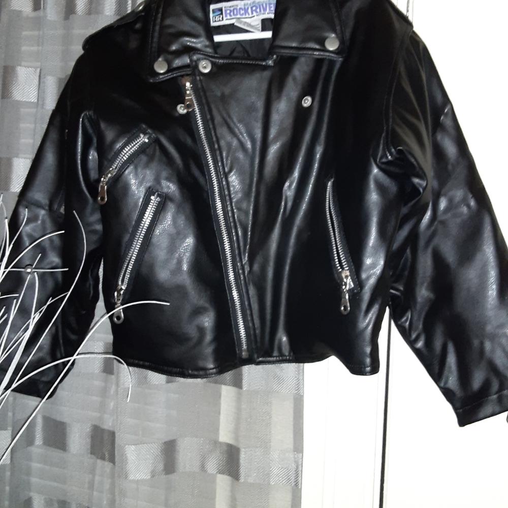 BOY'S MOTORCYCLE LOOK JACKET BY ROCK RIVER